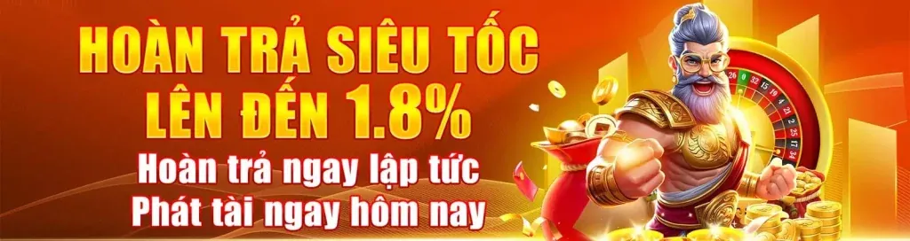 Hoàn trả hàng ngày cho game bắn cá